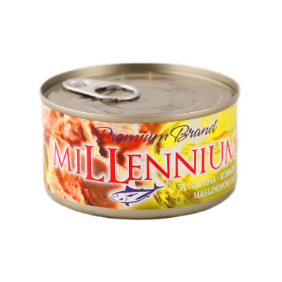Mellennium tuna pieces in olive oil 185 g Atlantic