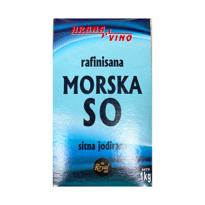 Sea salt finely refined 1 kg Hrana i vino