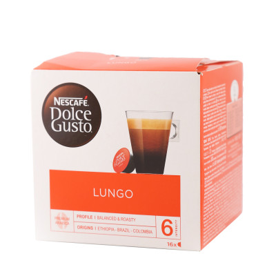 Nescafe dolce gusto caffe lungo 16 capsules 112 g
