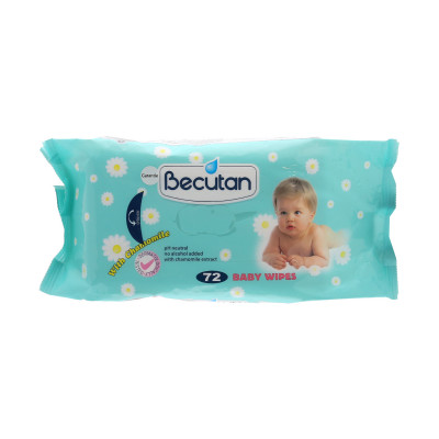 Becutan wet wipes 72 pcs