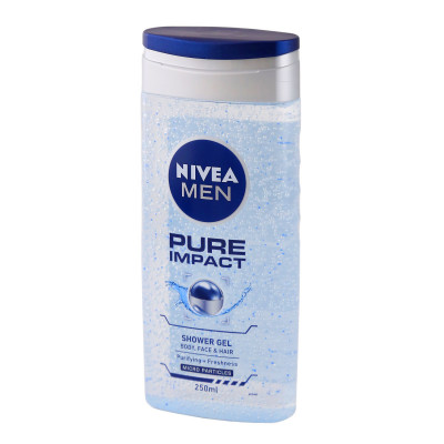 Men pure impact shower gel 250 ml Nivea