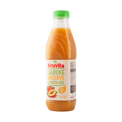 Fruvita only apple and peach 750 ml