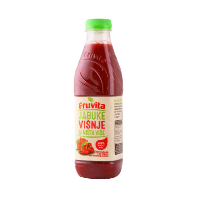 Fruvita only apples and cherries and nothing more 750ml