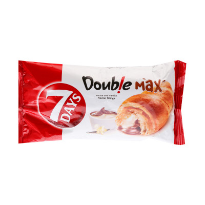 7 Days croissant double cocoa and vanilla 80 g
