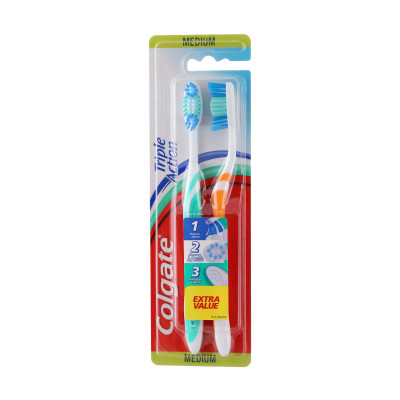 Toothbrush Triple action 1 + 1 gratis Colgate