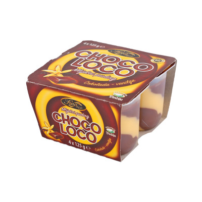 Choco Loco milk pudding 4x125 g Vindija