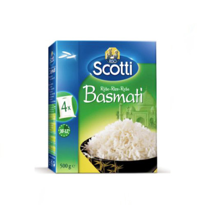 Basmati rice 4x125gr Riso Scotti