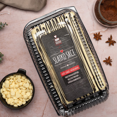 Bijeli anđeo tortica  Homemade cake 1000g Slatko srce