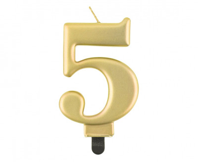 Birthday candlenumber 5 Godan