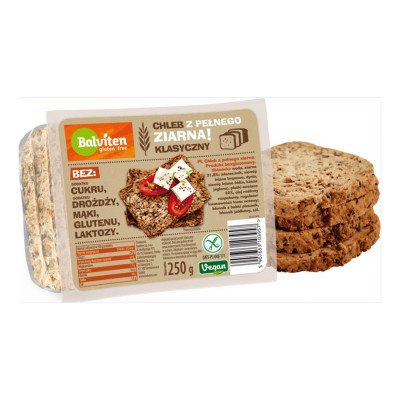 Bread with gluten-free seeds 250g Balviten