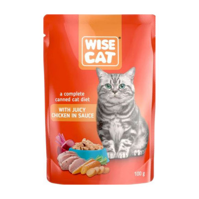 Cat food in chicken sauce 100g Wise Cat