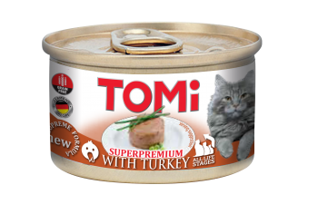 Cat food turkey pate 85g Tomi