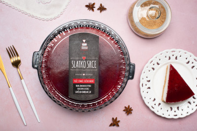Cheesecake tortica Homemade cake 1200g Slatko srce