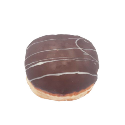 Donut chocolate filling and topping with white dec. 75g Parisian