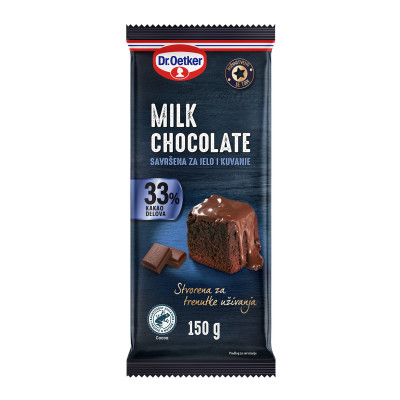 Dr Oetker milk chocolate 150g
