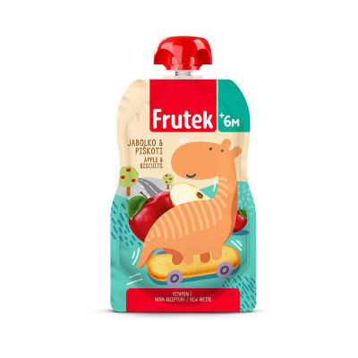 Frutek Porridge Pouch Apple Biscuit 100g Fructal
