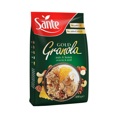 Granola gold nuts and honey 300g Sante