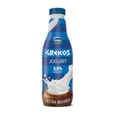 Grecos extra cream. yogurt 3.5% 950g pet Subotica Dairy