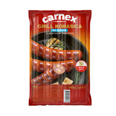 Grill sausage with cheese 280 g Carnex