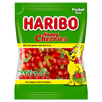 Haribo gummy candies happy cherries 100 g