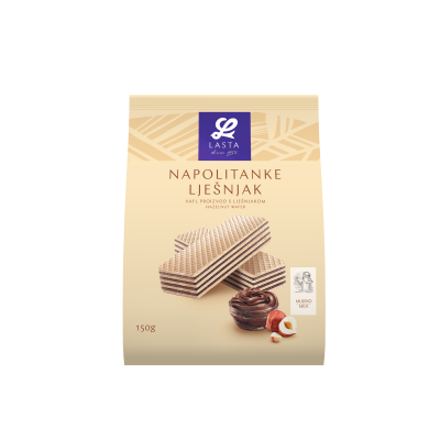 Hazelnut wafer 150g Lasta