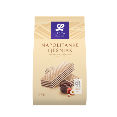 Hazelnut wafer 300g Lasta