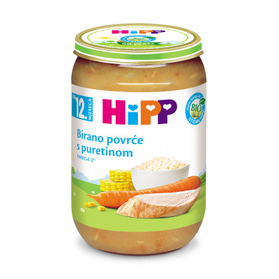 Hipp Bio porridge fine vegetables with turkey 220 g