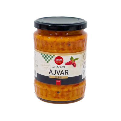 Homemade ajvar mild 550g Volim