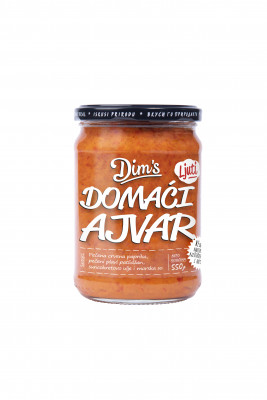 Homemade hot ajvar 550 g Dims
