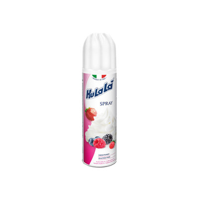 Hulala whipped cream in spray 250ml Codap