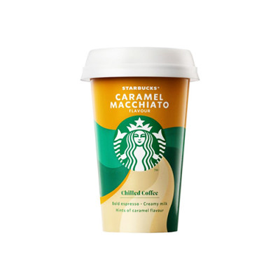 Ice coffee chilled Caramel macchiato 220ml Starbucks