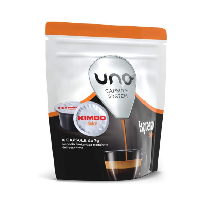 Kimbo capsules uno dolce 16/1