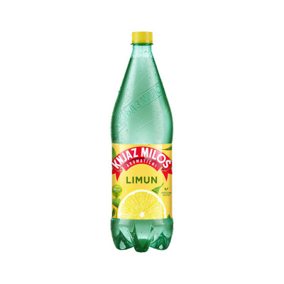 Knjaz Milos carbonated water with lemon flavor 1.25 l
