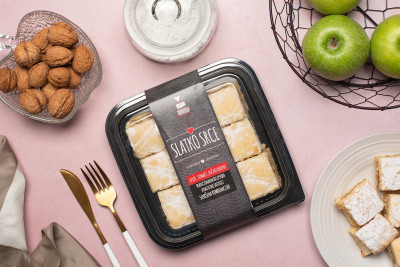 Lenja pita jabuka Homemade cake 450g Slatko srce