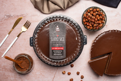 Nugat tortica Homemade cake 1200g Slatko srce