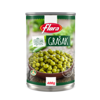 Peas 400 g Flora