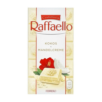 Raffaello chocolate coconut and almond 90 g Ferrero