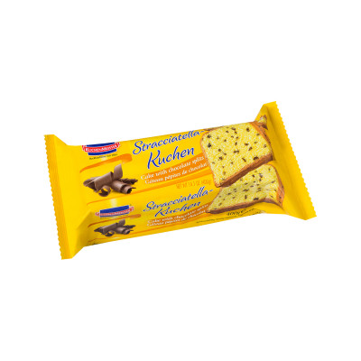 Stracciatella block with a piece of chocolate. 400g Kuchen Meister