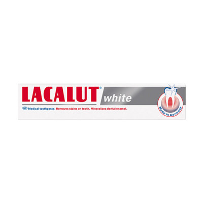 Toothpaste white 75ml Lacalut