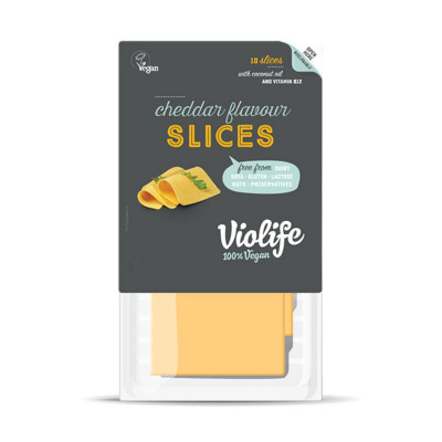Violife flavor cheddar slice 140 g