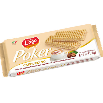 Wafer with cappuccino filling 150 g Lago