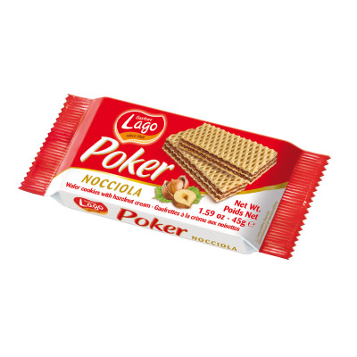 Wafer with hazelnut filling 45 g Lago