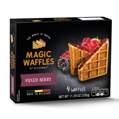 Waffle forest fruit filling 4X80g Magic Waffles