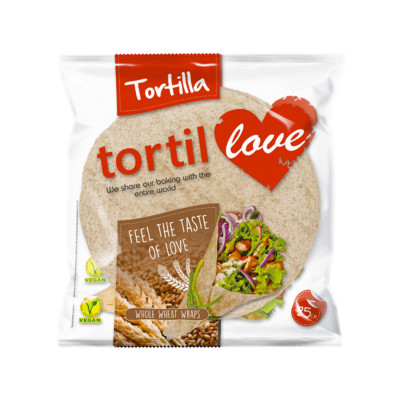Wholegrain wheat tortilla 240g Torti Love
