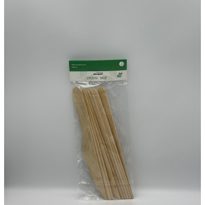 Wooden knife 165mm 10pcs Blister Micropack